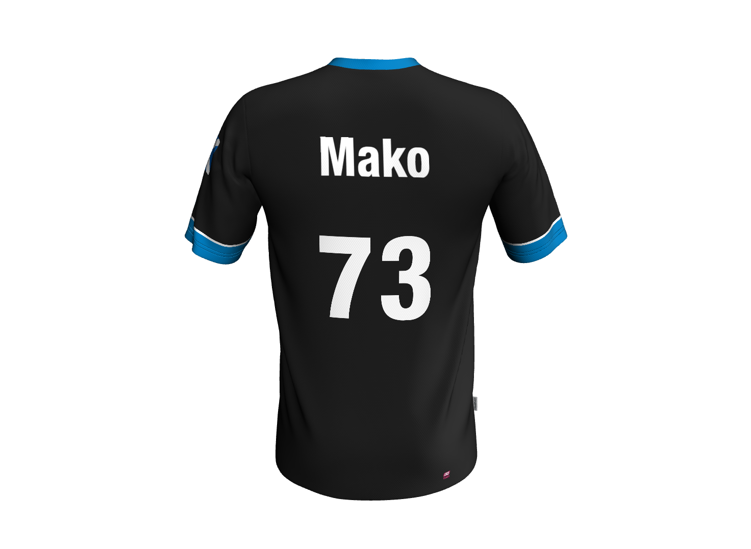 Mako Gaming team jersey, back